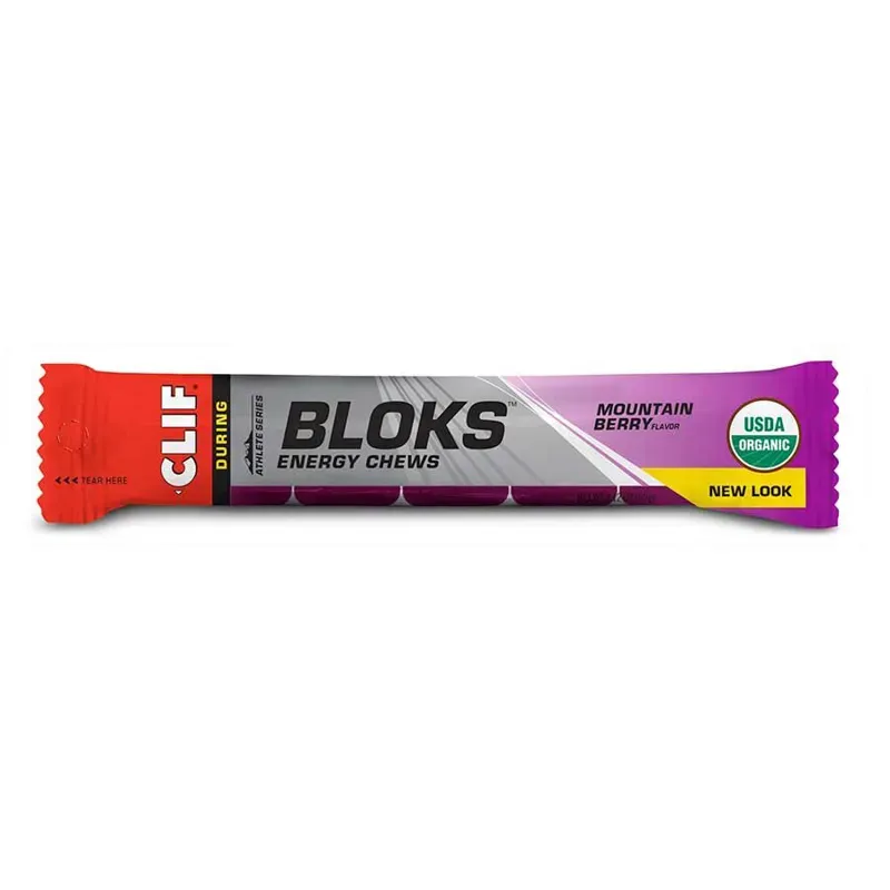 Clif Shot Blok Mountain Berry Each