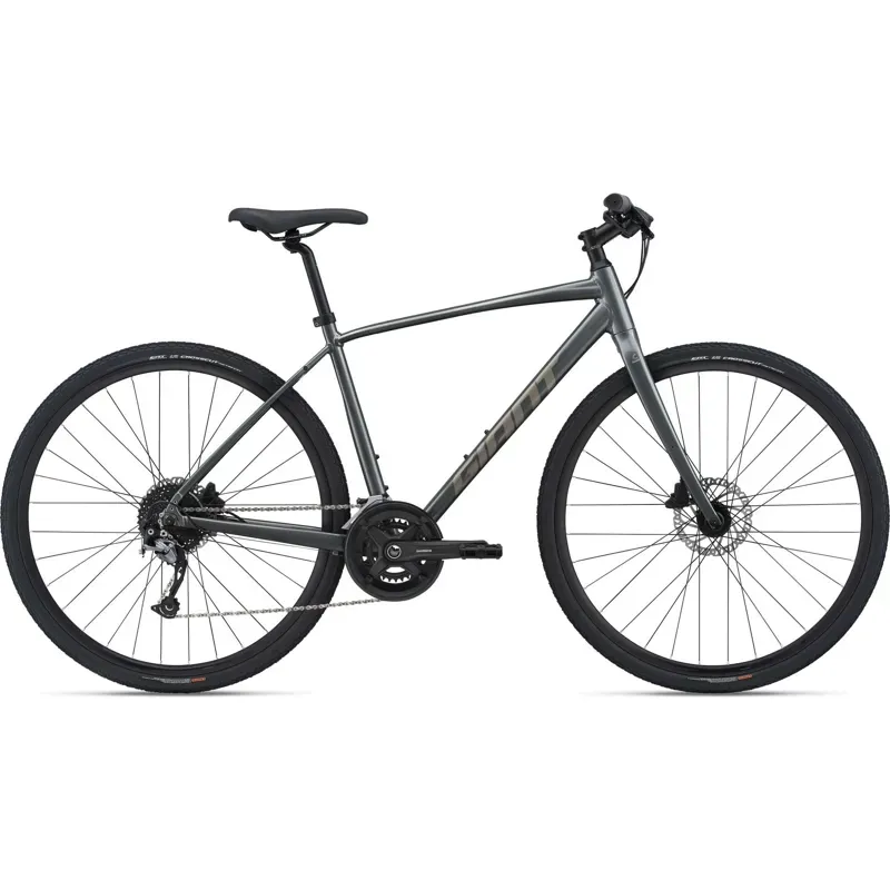 Giant Cross City 1 Disc Hybrid Bike in Charcoal