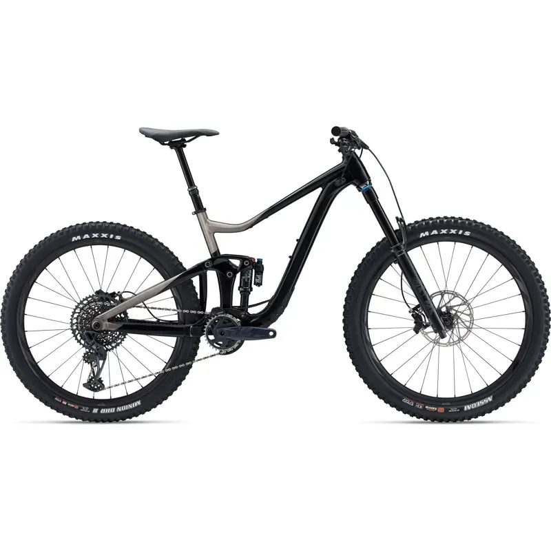 2022 Giant Trance X 1 Trail Bike in Black/Smoke Metal/Chrome