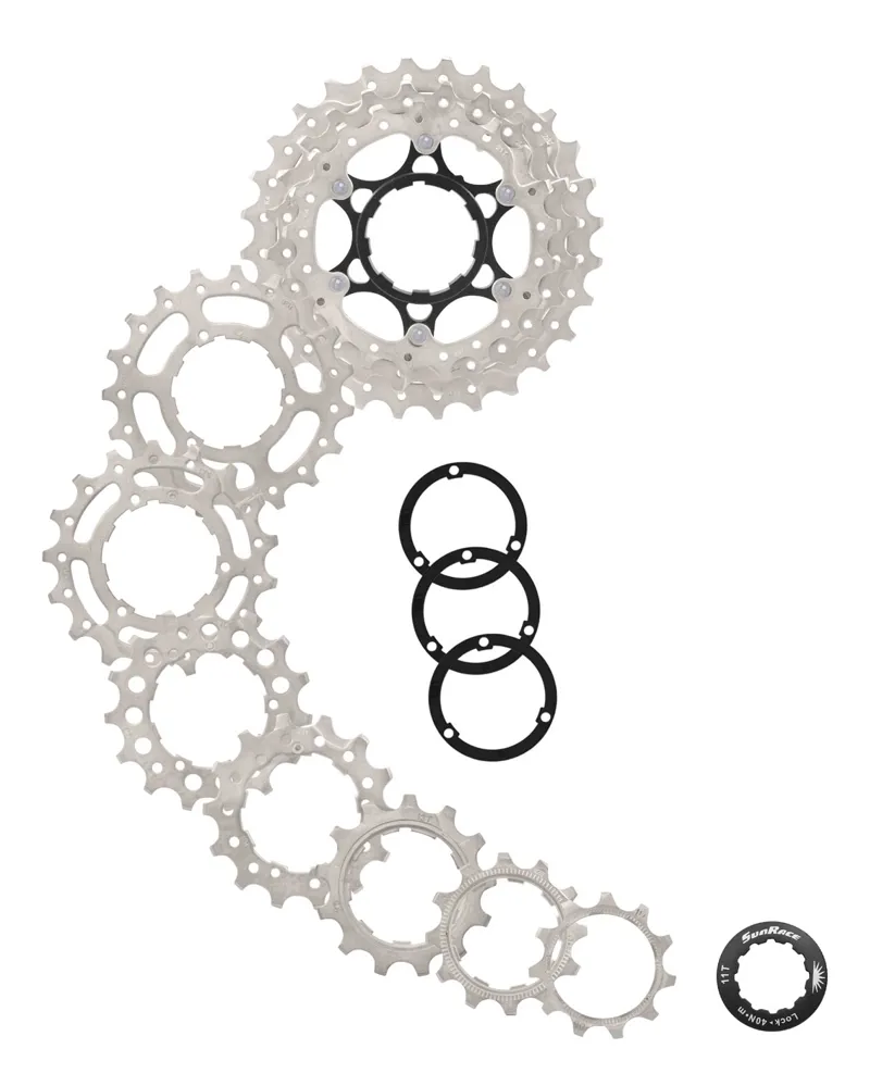 Sunrace CSRS0 10 Speed Cassette 11-25T in Silver-2