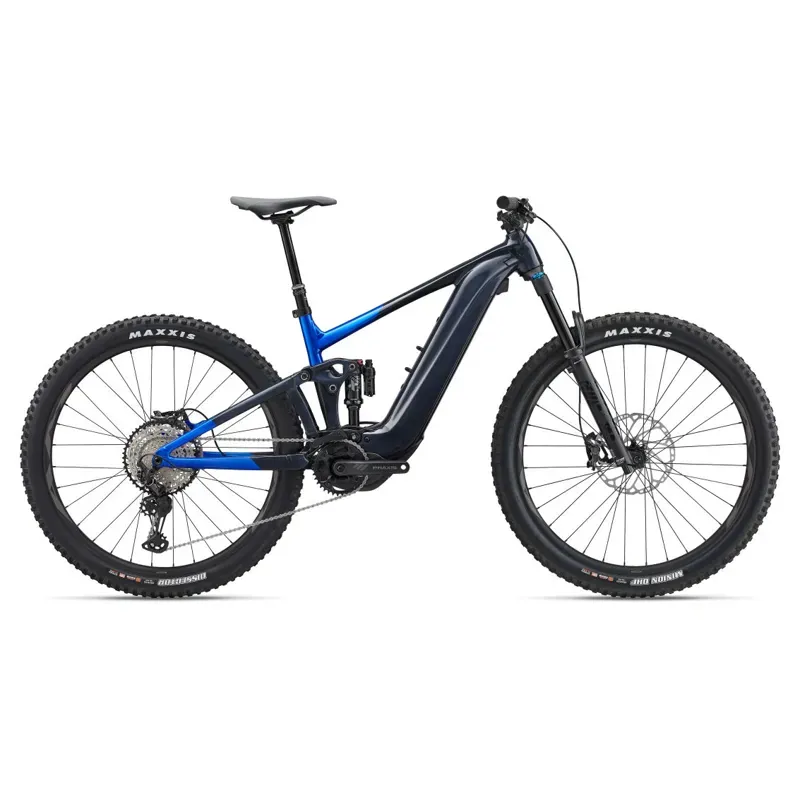 Giant Trance X E+ 1 Electric Mountain Bike in Cold Night
