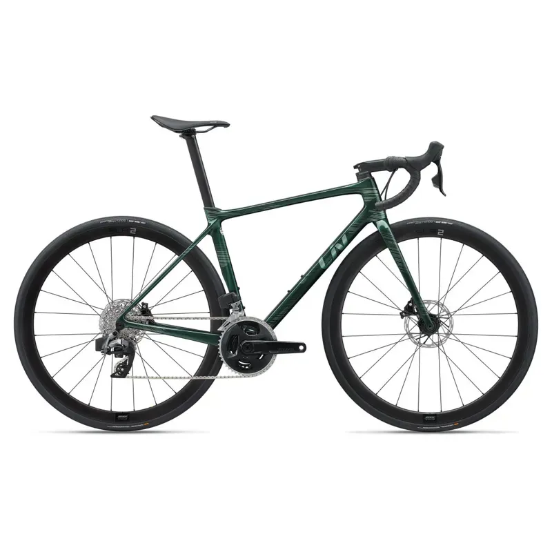 Liv Langma Advanced Pro Disc 1 AR Women's Road Bike in Kelp Forest