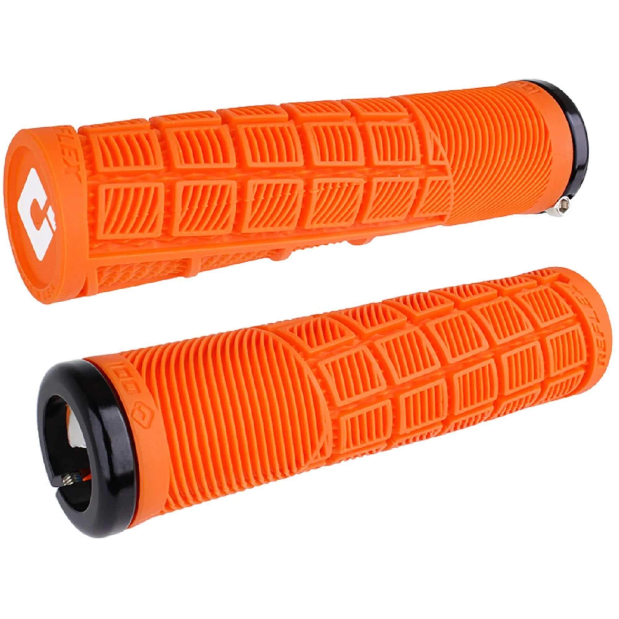 Odi Reflex MTB Lock On Grips in Orange - Main Image