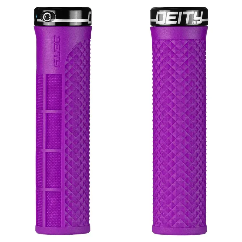 Deity Lockjaw Grips in Purple
