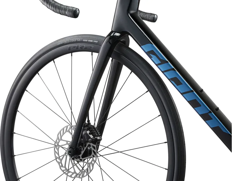 Giant TCR Advanced 2 Road Bike In Gloss Carbon/Electron Blue-5