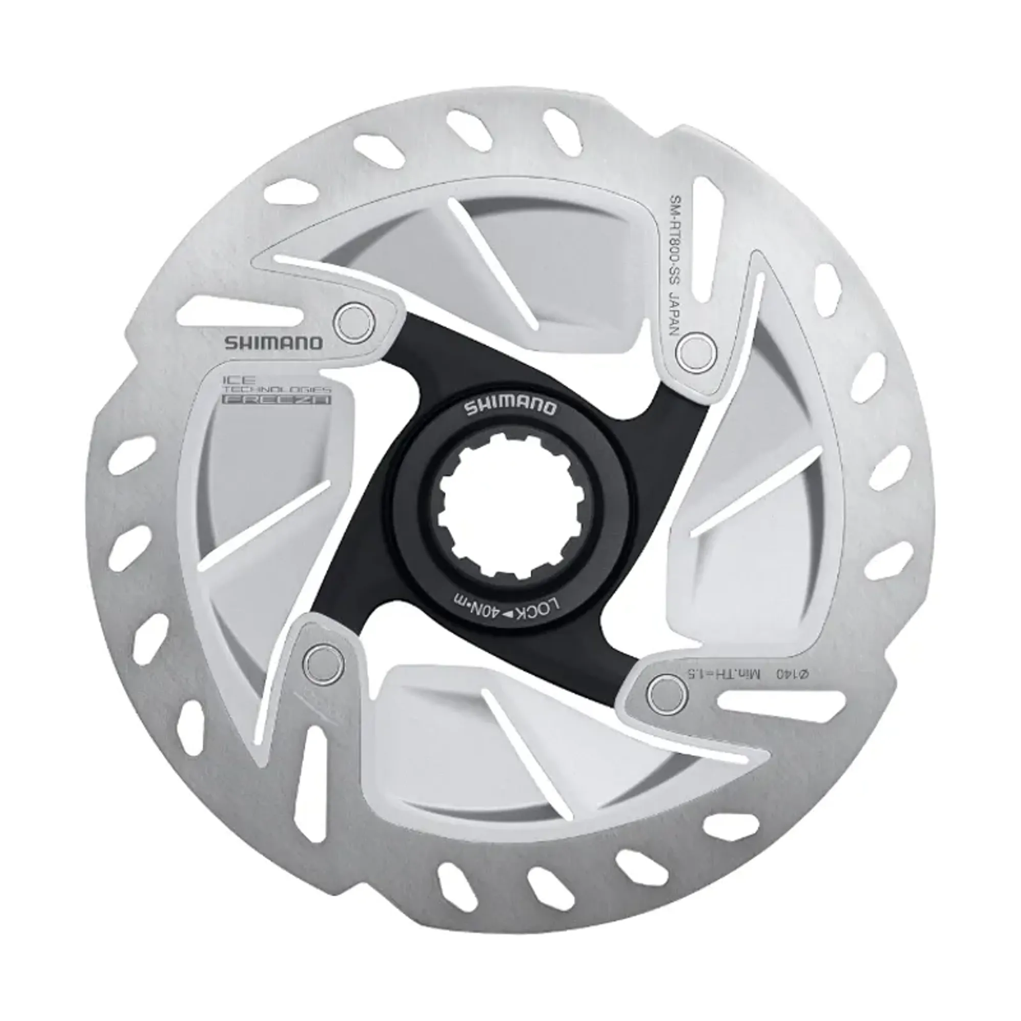 Shimano RT-MT800-SS Deore XT 140mm Center-Lock Disc Rotor Shimano RT-MT800-SS Deore XT 140mm Center-Lock Disc Rotor
