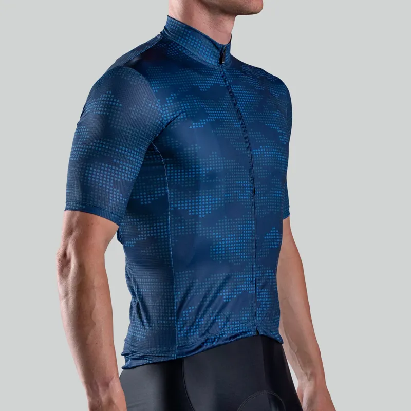 Bellwether Revel Breakaway Mens Cycling Jersey Short Sleeve in Slate-1