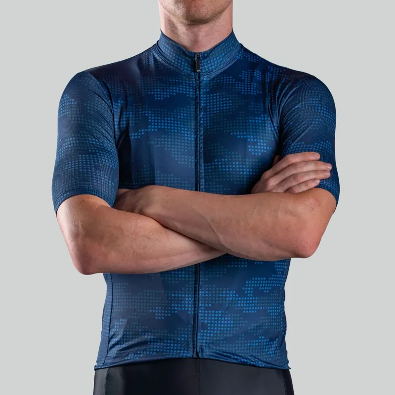 Bellwether Revel Breakaway Mens Cycling Jersey Short Sleeve in Slate-2