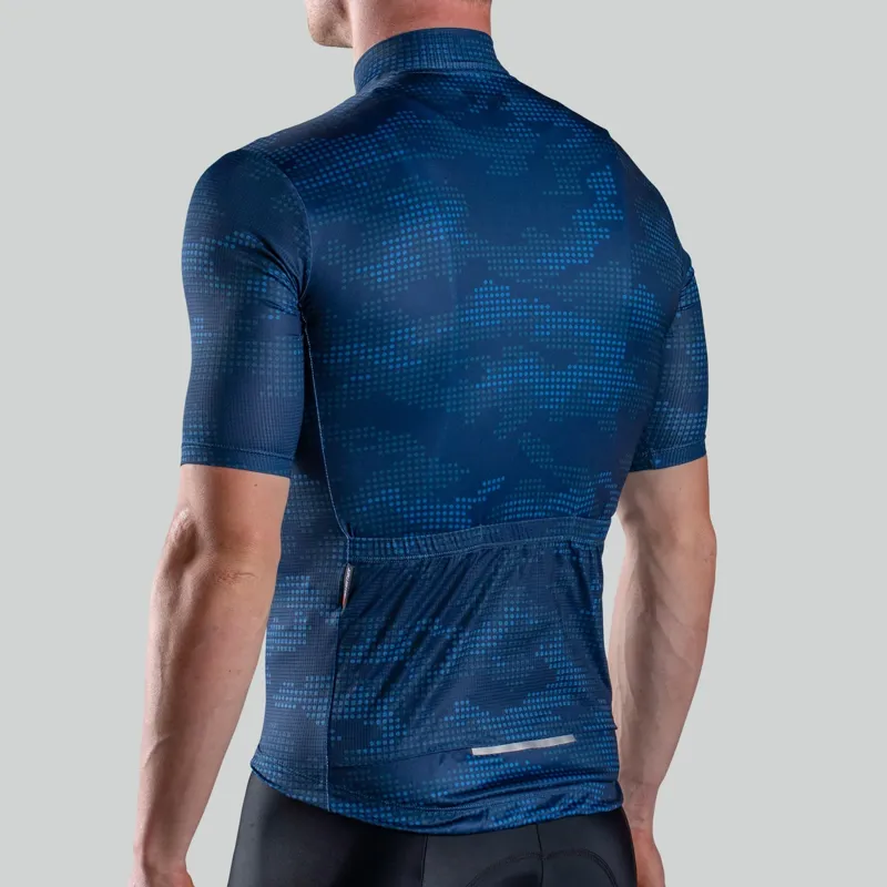 Bellwether Revel Breakaway Mens Cycling Jersey Short Sleeve in Slate-3