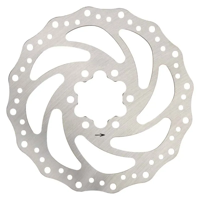Cycleon Brake Rotor 180mm 6 bolt in Silver