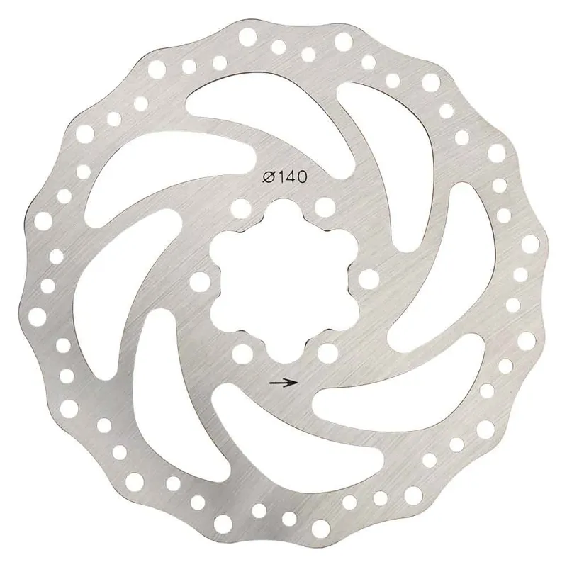 Cycleon Brake Rotor 140mm 6 bolt in Silver