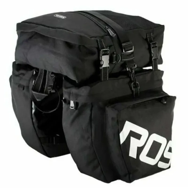 Roswheel 3 in 1 Multifunction Bicycle Pannier Bag in Black