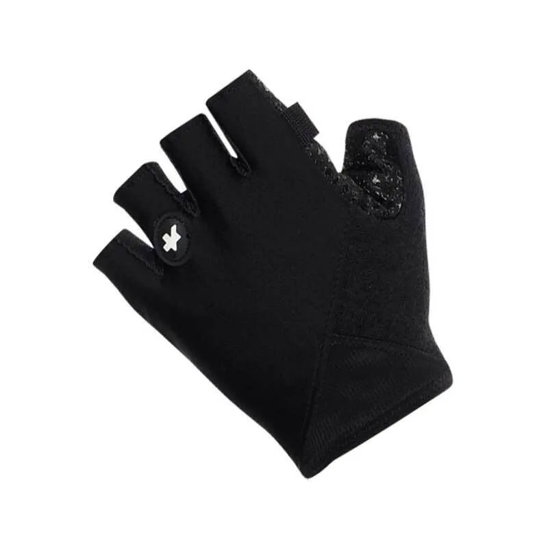 Assos Summer S7 Short Finger Cycling Gloves in Black-2