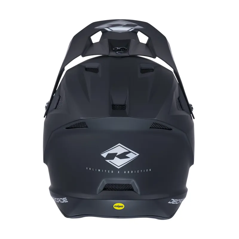 Kenny Decade Full Face Bicycle Helmet in Matte Black-2