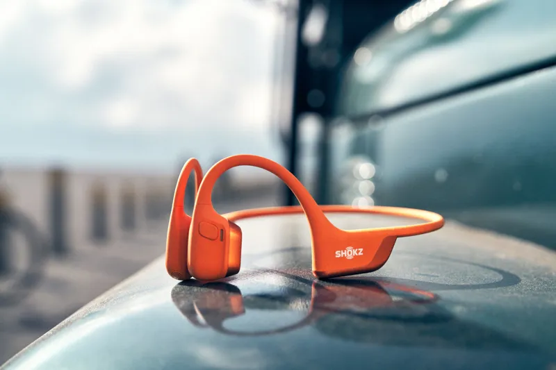 SHOKZ OpenRun PRO 2 Open Ear Headphones in Orange-2