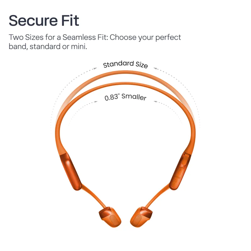 SHOKZ OpenRun PRO 2 Mini Open Ear Headphones in Orange-1