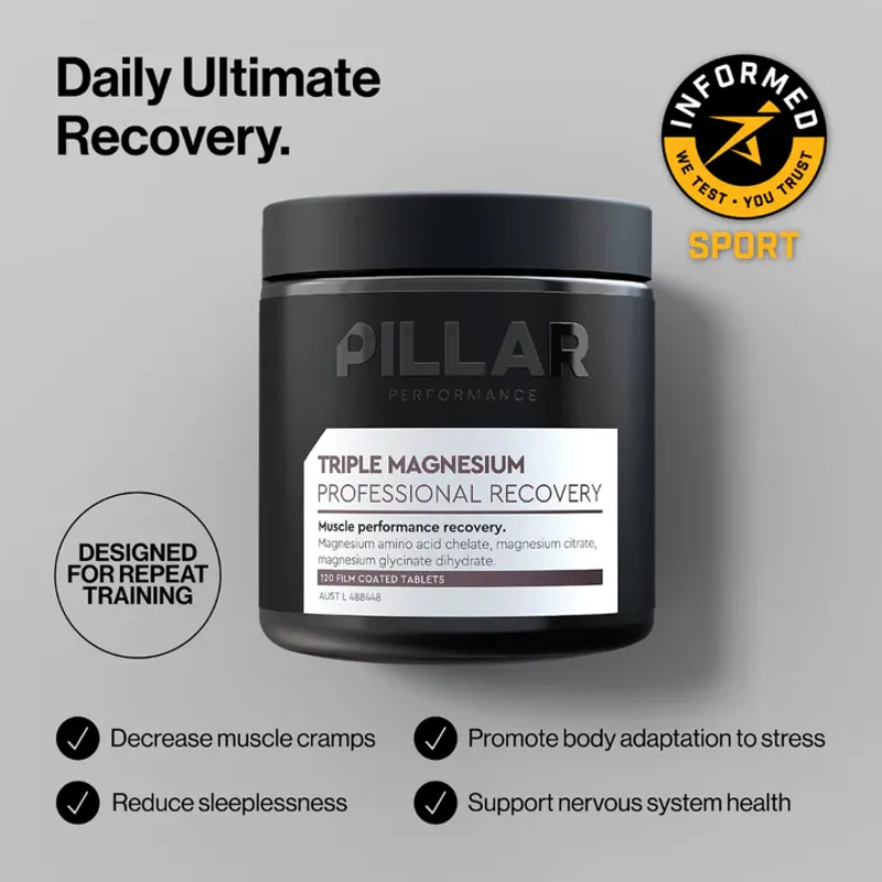 Pillar Triple Magnesium Professional Recovery 60 Tablets-1