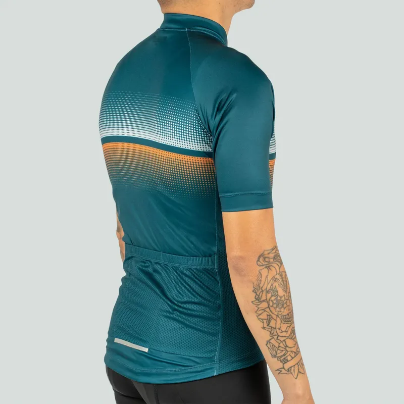 Bellwether Pinnacle Mens Cycling Jersey Short Sleeve in Forest-2
