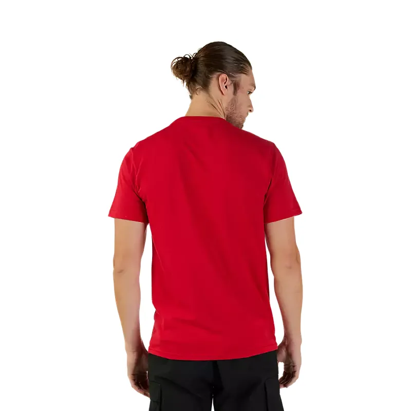 Fox Head Premium Short Sleeve T-Shirt in Flame Red-2
