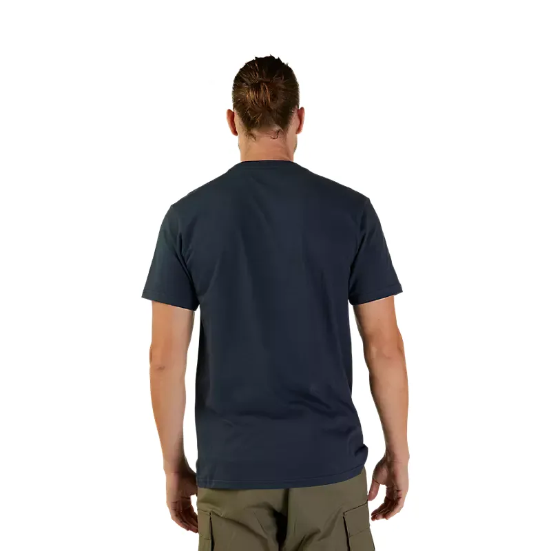 Fox Head Premium Short Sleeve T-Shirt in Midnight Blue-2