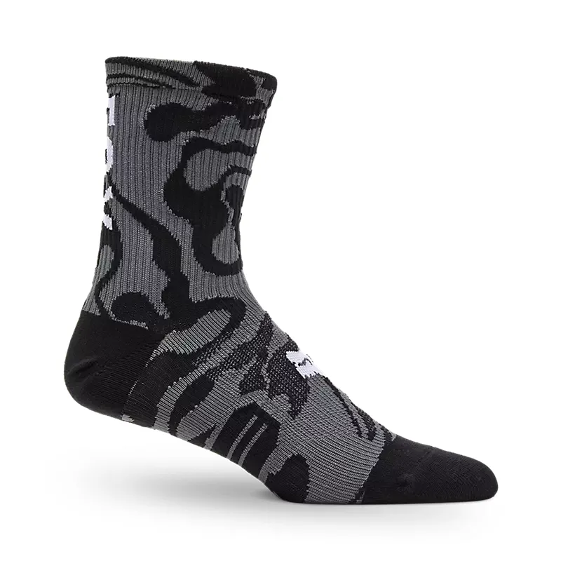 Fox Ranger Frequency Socks 6 Inch in Black