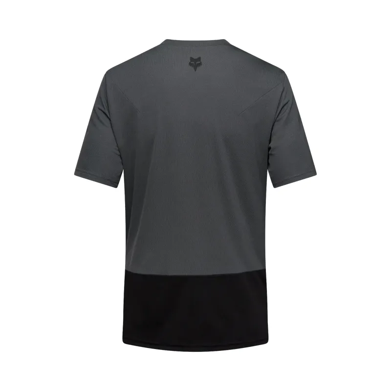 Fox Ranger Wordmark Jersey Short Sleeve Mens in Dark Shadow-1
