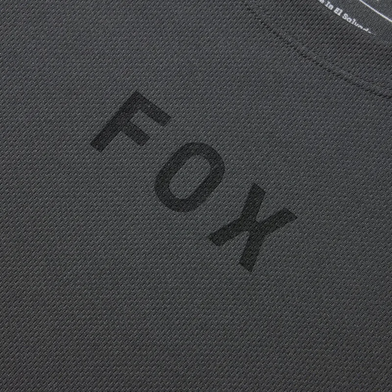 Fox Ranger Wordmark Jersey Short Sleeve Mens in Dark Shadow-3