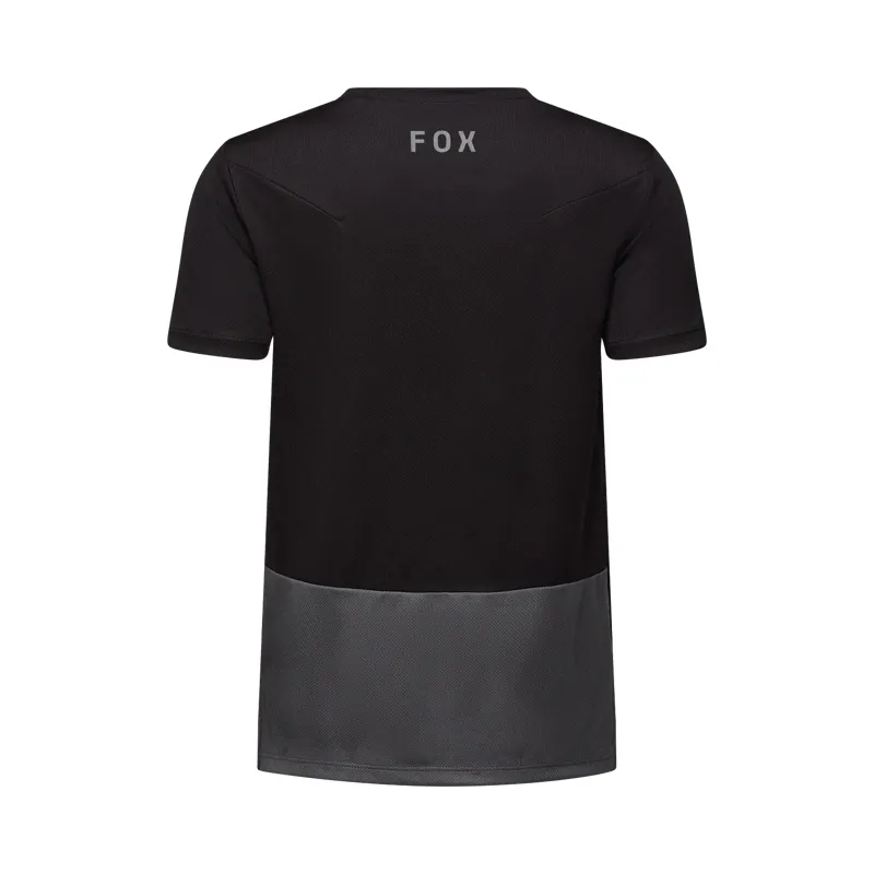 Fox Youth Ranger Jersey Fox Head Short Sleeve in Black-1