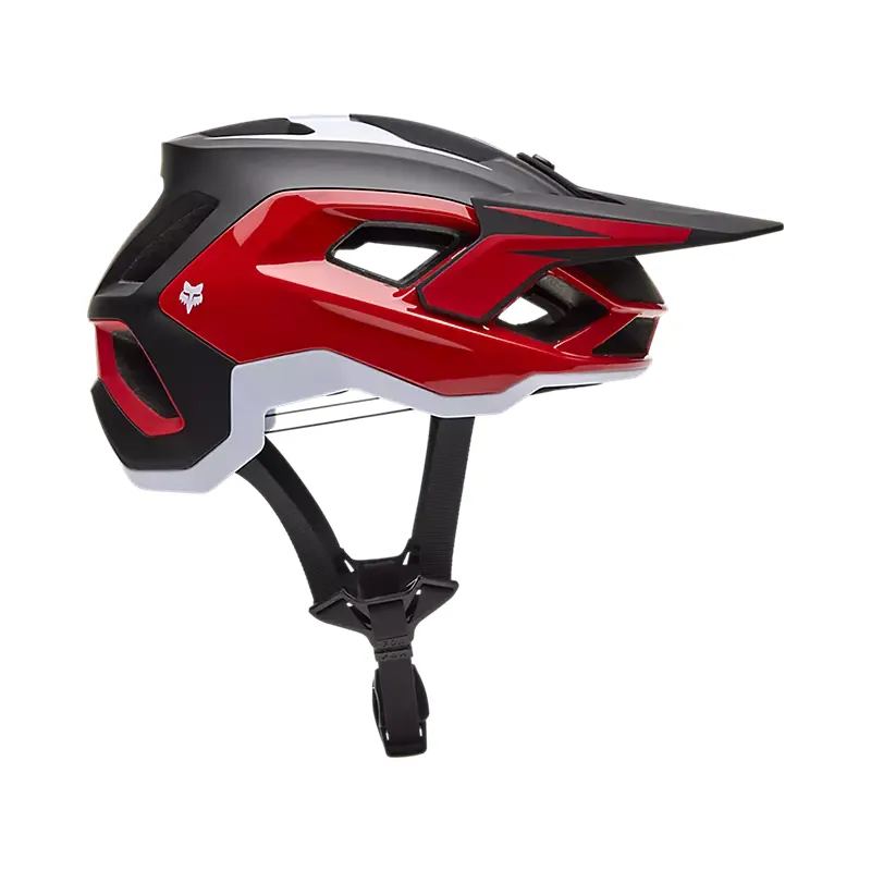 Fox Speedframe Pro Defy Mountain Bike Helmet in Fluorescent Red