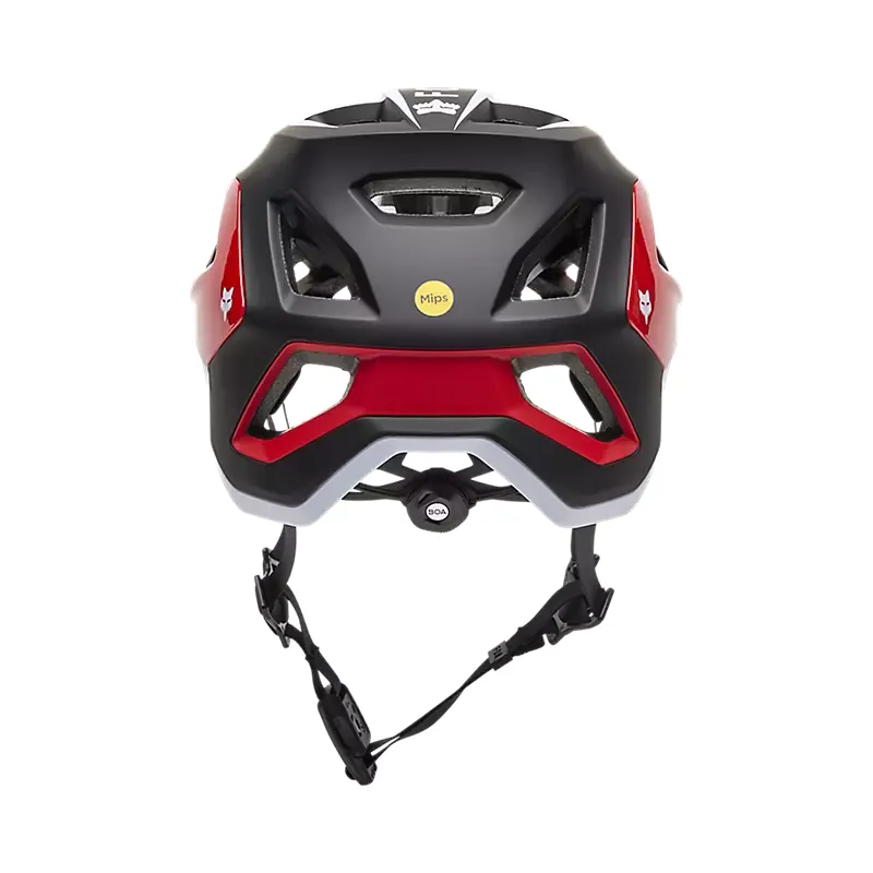 Fox Speedframe Pro Defy Mountain Bike Helmet in Fluorescent Red-3