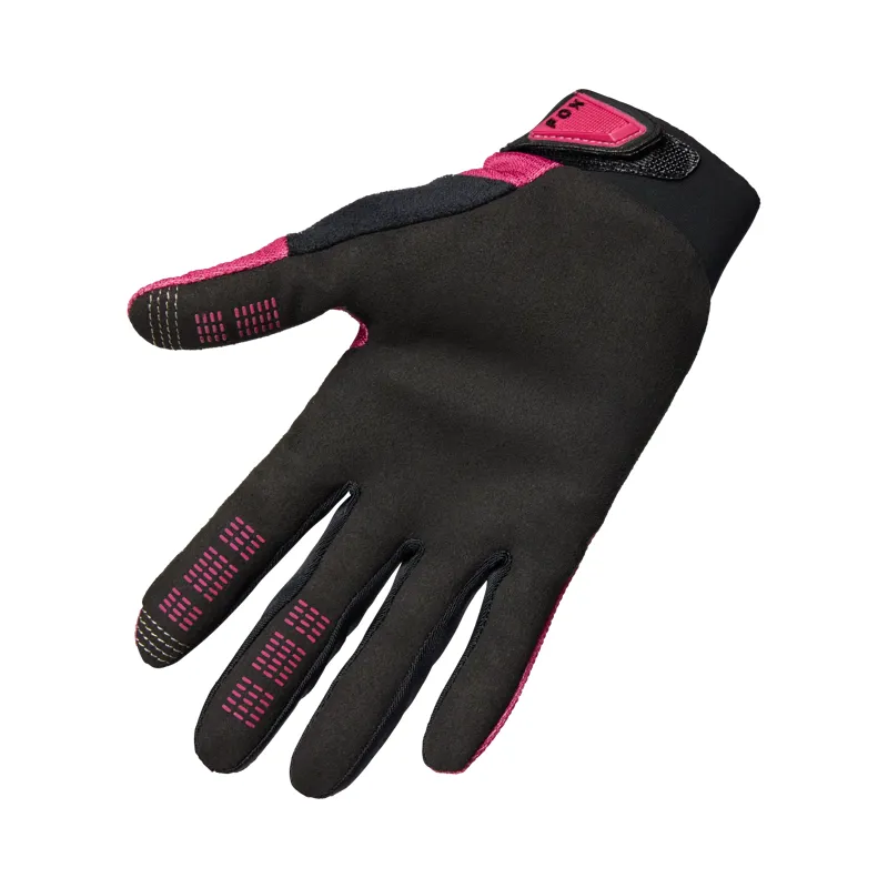 Fox Womens Ranger Full Finger Gloves in Berry-1