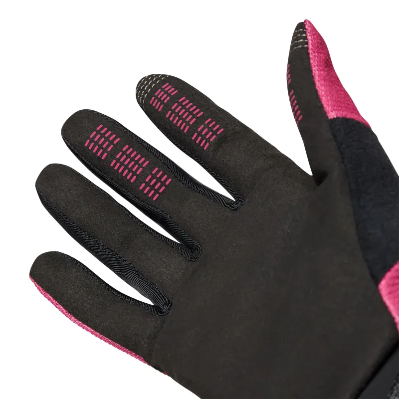 Fox Womens Ranger Full Finger Gloves in Berry-2
