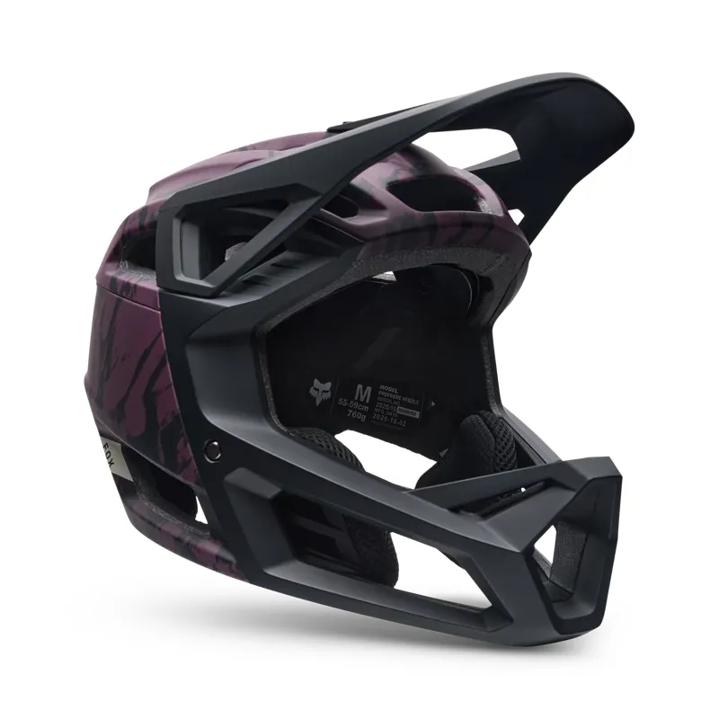 Fox Proframe Thrive Fullface MTB Helmet in Dark Maroon-1