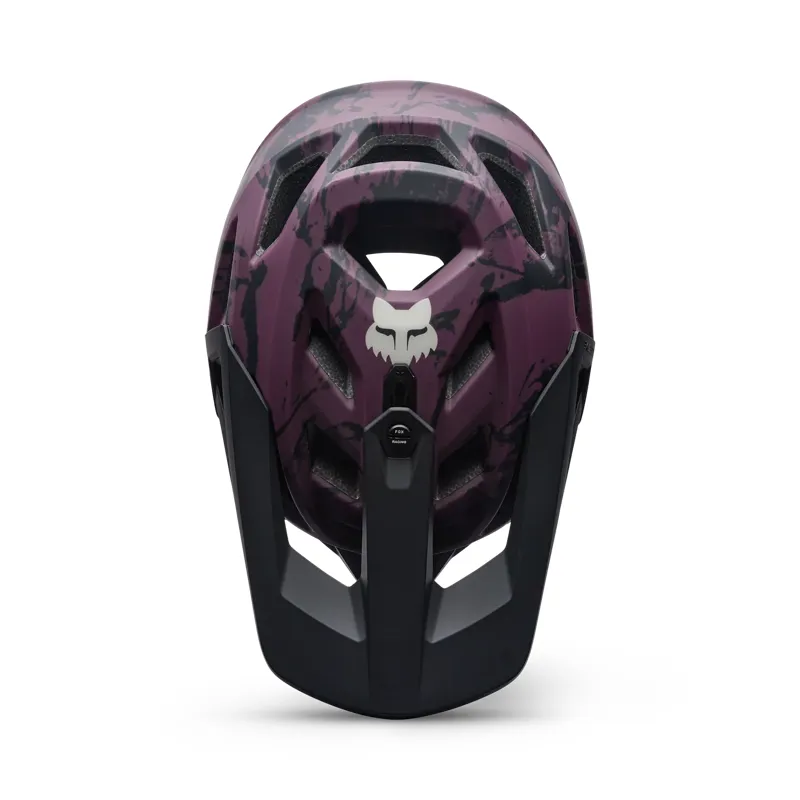 Fox Proframe Thrive Fullface MTB Helmet in Dark Maroon-3