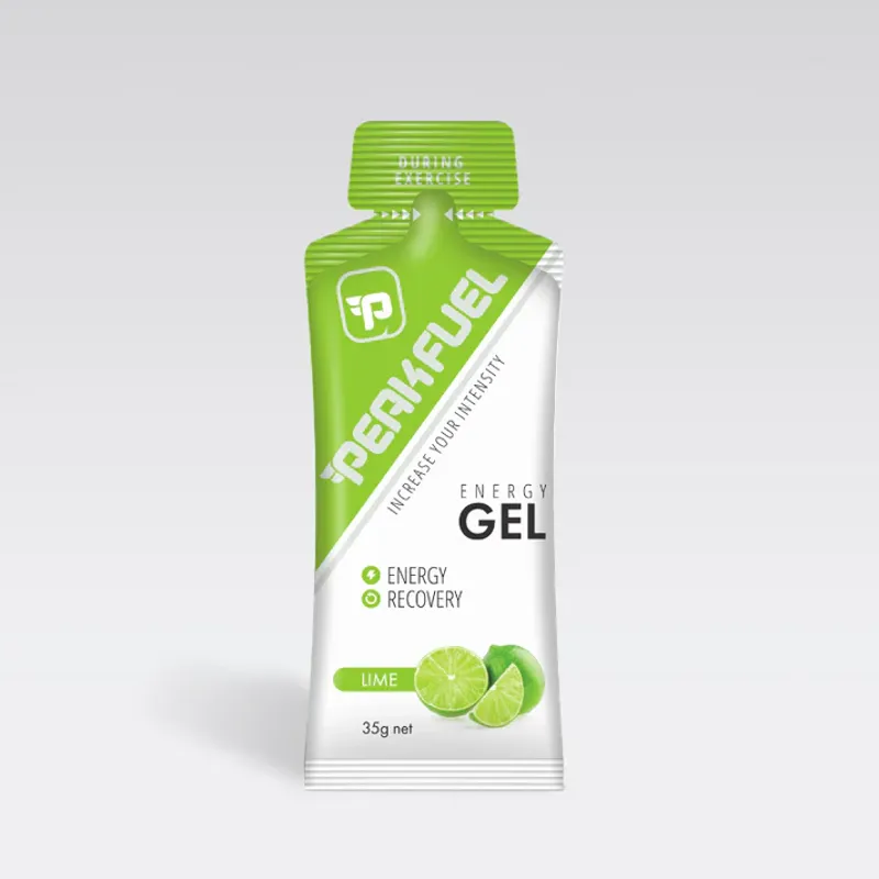 PEAKFUEL Lime 35g Energy Gels Box of 5
