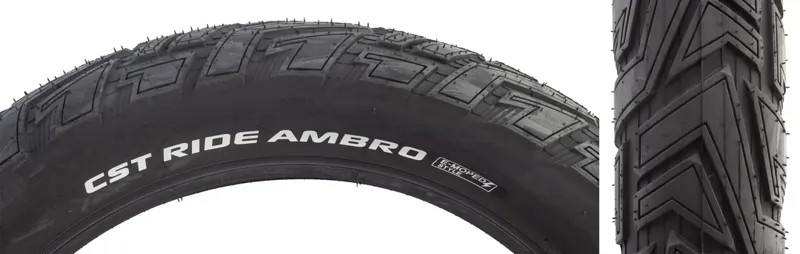 CST Ride Ambro Adv 20x4.0 EBike Tyre Wire Bead in Black-1