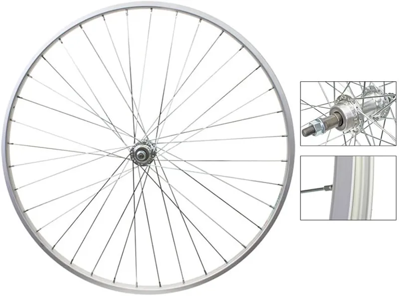 Wheel 27x1 1/4 inch Rear Wheel Alloy in Silver