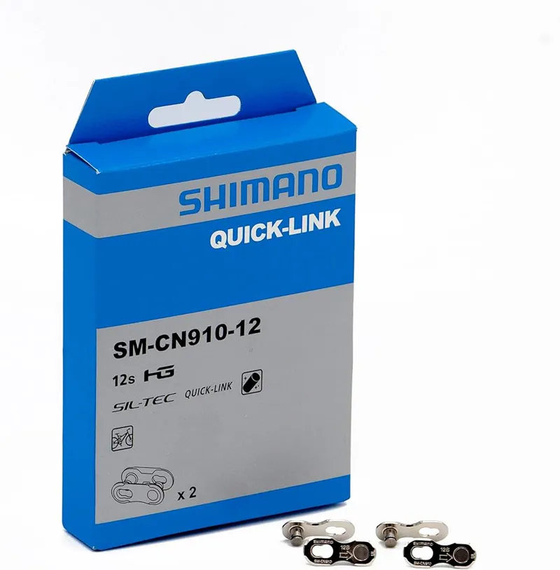 SHIMANO SM-CN910 QUICK LINK for 12-SPEED 2 PAIRS in SILVER-2