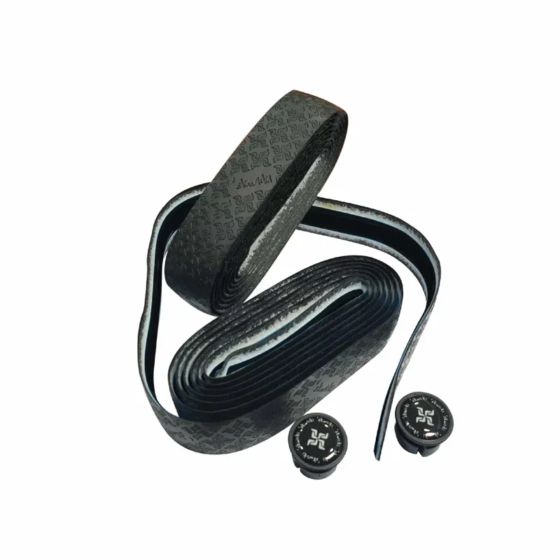 Skwiki Road Bar Tape Shock absorbing in Black-1