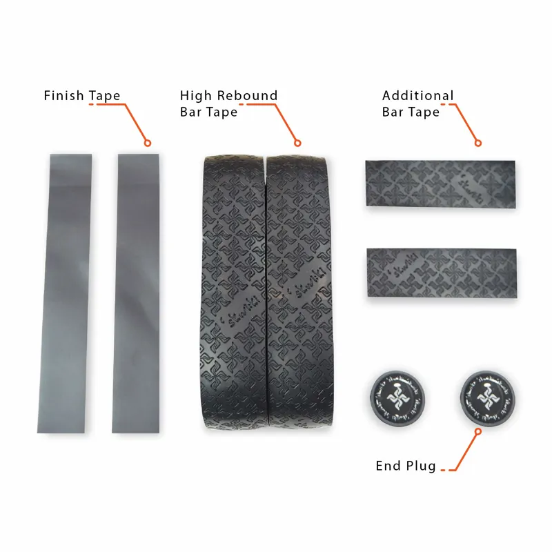 Skwiki Road Bar Tape Shock absorbing in Black-2