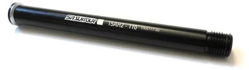 SR Suntour Suspension Fork Thru Axle 110x15mm Aluminum in Black-1