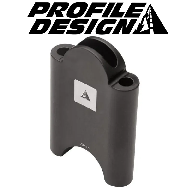 Profile Design Aerobar Bracket Riser Kit 70mm in Black