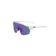 Koo ALIBI Cycling Sunglasses MDD White Frames with Violet Mirror Lenses Regular Size