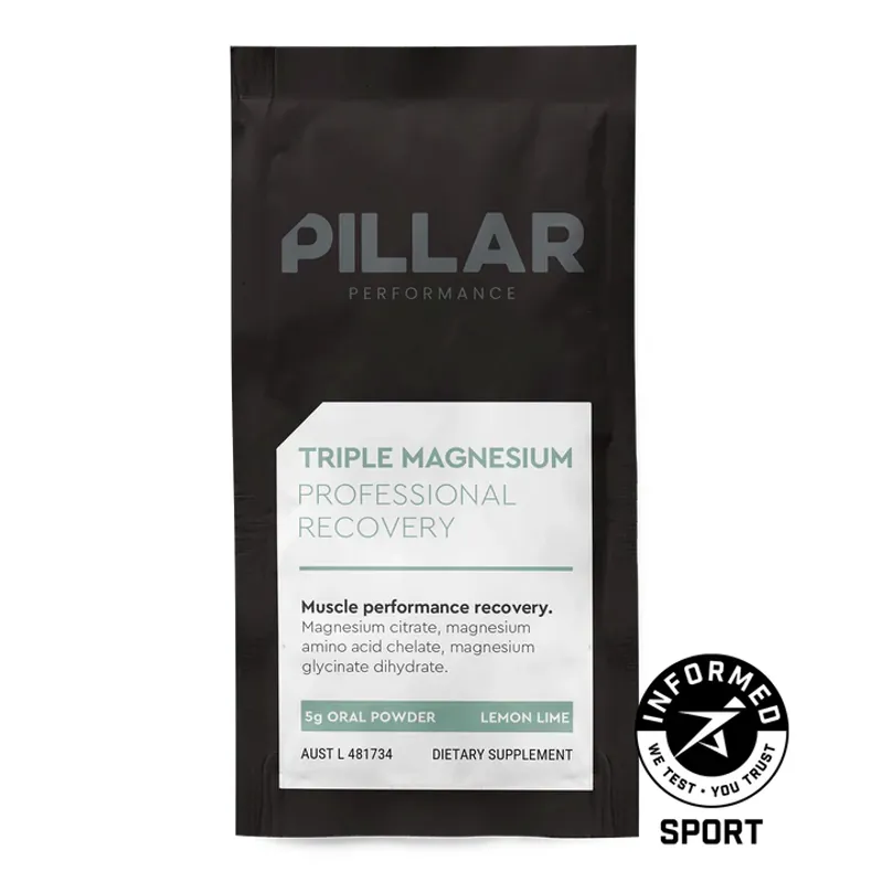 Pillar Triple Magnesium Professional Recovery Lemon Lime Sachet 5g