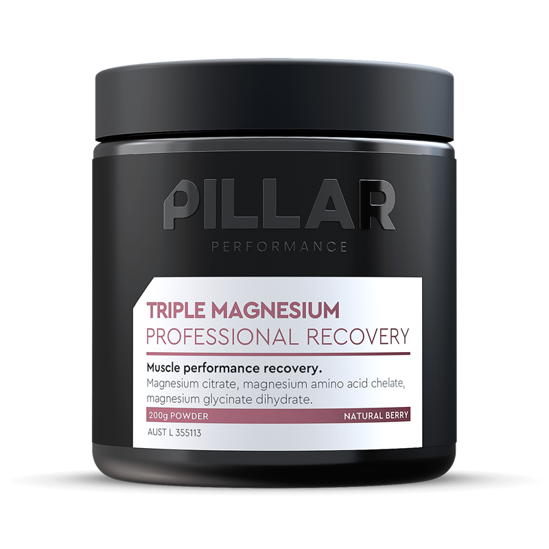 Pillar Triple Magnesium Professional Recovery Berry 200g Jar