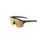 Koo ALIBI Cycling Sunglasses Black Matt Frame Gold Mirror Lenses in Regular Size