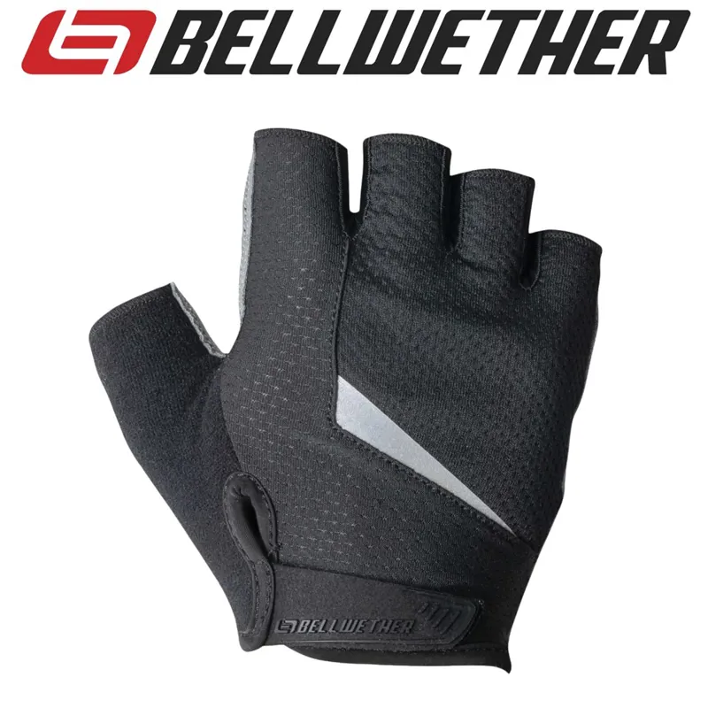 Bellwether Men's Ergo Gel Short Finger Gloves in Black