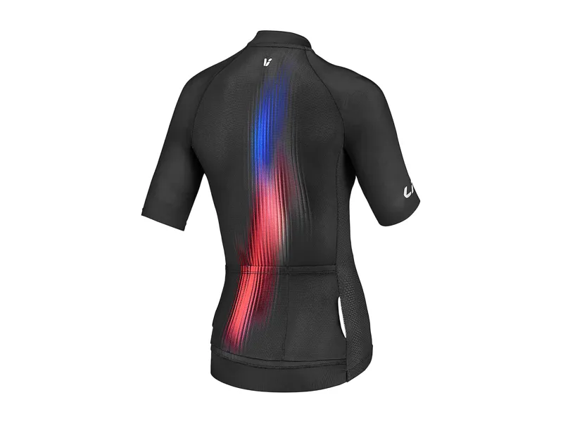 Liv Breakaway Short Sleeve Cycling Jersey Womens in Black-1