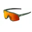 Koo Demos Cycling Sunglasses Green Matt Frame with Orange Mirror Lens