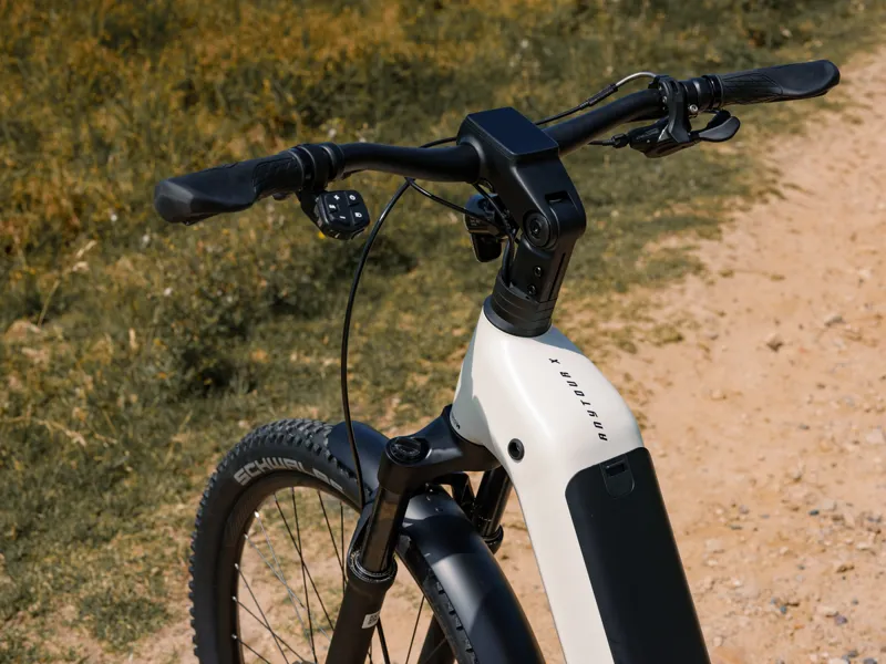 Giant AnyTour X E+ 3 Electric Step-Through Bicycle in Snow Drift-3